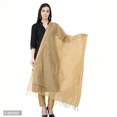 Beautiful Cotton Silk Solid Dupatta For Women Pack Of 1-thumb2