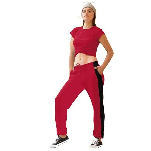 Elegant Winter Blaze Track Pants For Women