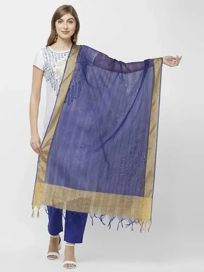 Stylish Silk Self Design Dupatta For Women