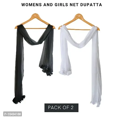 Women Net Dupatta (Pack of 2)-thumb0