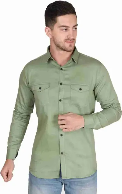 Stylish Pdouble Pocket Cargo Shirt