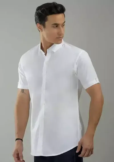 Comfortable Cotton Short Sleeve Formal Shirt 