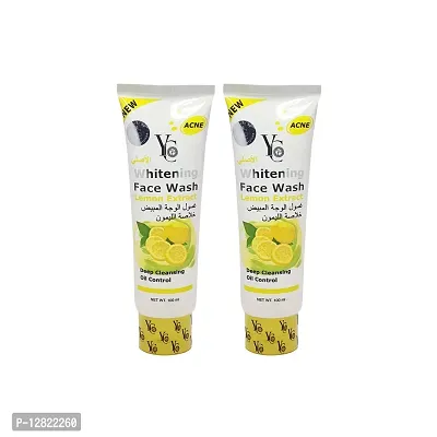 YC Whitening Lemon Extract Face Wash - 100ml (Pack Of 2)