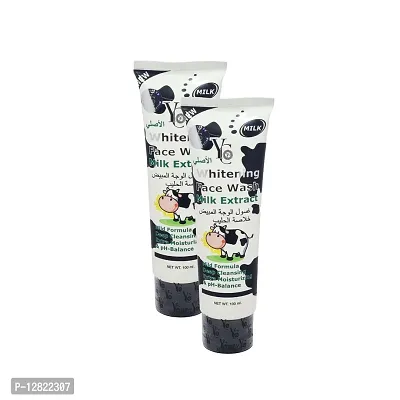 YC Whitening Milk Face Wash - Pack Of 2 (100ml)