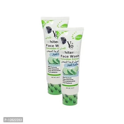 YC Whitening Cucumber Face Wash - Pack Of 2 (100ml)