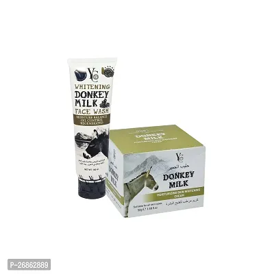 YC Whitening Donkey Milk Cream  Face Wash (150g)-thumb0