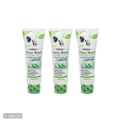 YC Whitening Cucumber Extract Face Wash - 100ml (Pack Of 3)