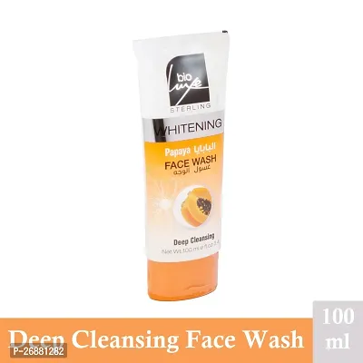 Whitening Papaya Deep Cleansing Bio Luxe Face Wash - 100ml-thumb0