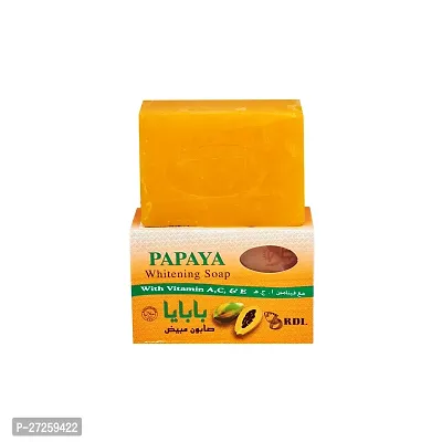 RDL Papaya Whitening Face  Body Soap -  Pack of 1 (135gm)