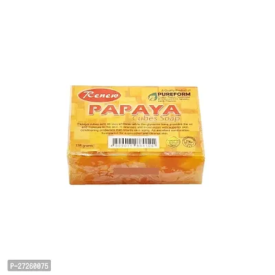 Renew Skin Papaya Cubes Soap - 135gm