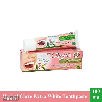 ISME Rasyan Herbal Extra White Toothpaste - Pack Of 1 (100g)-thumb0