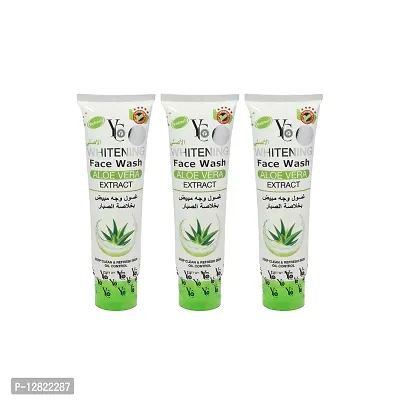 YC Whitening Aloe Vera Extract Face Wash - 100ml (Pack Of 3)