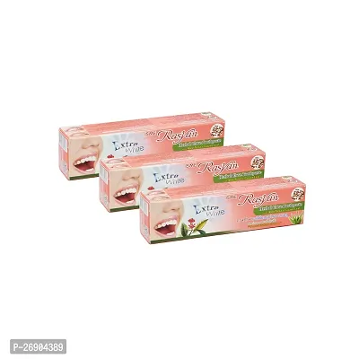 ISME Rasyan Herbal Extra White Toothpaste - Pack Of 3 (30g)