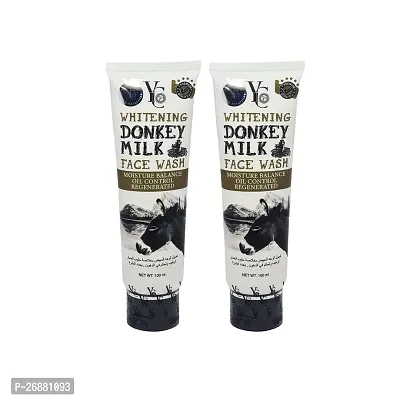 YC Whitening Donkey Milk Face Wash - 100ml (Pack Of 2)