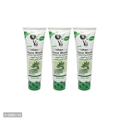 YC Whitening Green Tea Extract Face Wash - 100ml (Pack Of 3)