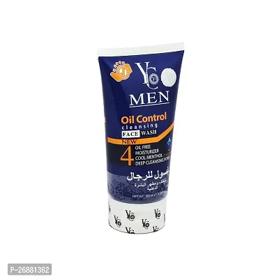 YC Men Oil Control Face Wash (100ml)-thumb0