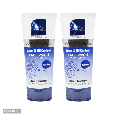 Bio Luxe Clear  Energized Whitening Face Wash - Pack of 2 (100ml)