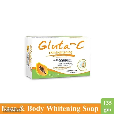 Skin Lightening With Papaya Gluta-C Soap - 135gm