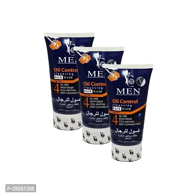 YC Oil Control Cleansing Men Face Wash - Pack Of 3 (100ml)