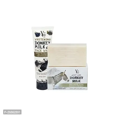 YC Whitening Donkey Milk Moisture Soap  Face Wash (200gm)-thumb0