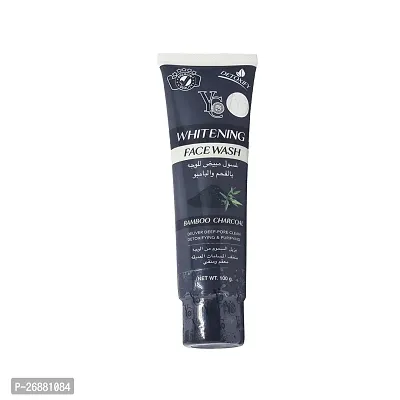 YC Whitening Bamboo Charcoal Detoxifying  Purifying Face Wash - 100g-thumb0