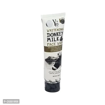 YC Whitening Donkey Milk Moisture  Oil Control Face Wash - 100ml-thumb0