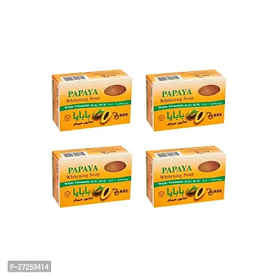 RDL Papaya Whitening Soap - 135g (Pack Of 4)-thumb0