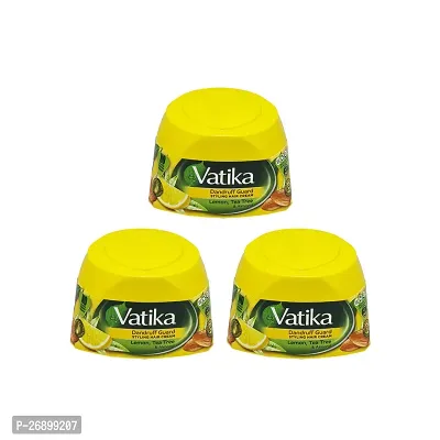 Vatika Dandruff Guard Styling Hair Cream - 140ml (Pack Of 3)