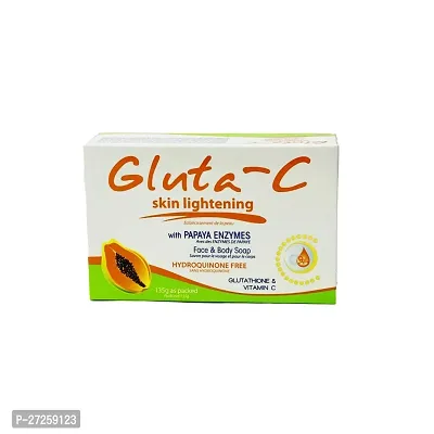 Gluta C Skin Lightening With Papaya Enzymes Soap 135g