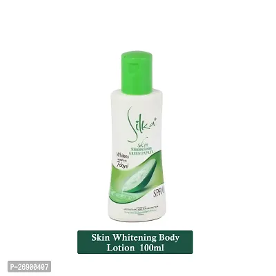 Silka Green Papaya Skin Whitening Body lotion - Pack Of 1 (100ml)-thumb0