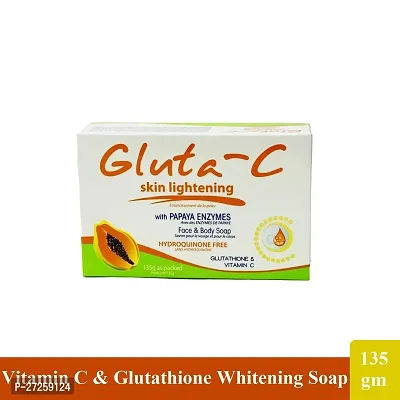 Papaya With Skin Lightening Gluta-C Soap - 135gm