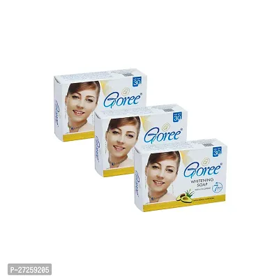 Goree Whitening Face  Body Soap - Pack Of 3 (100g)-thumb0