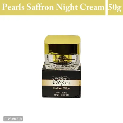 Olifair Radiant Effect Pearls Saffron Night Cream - 50g-thumb0