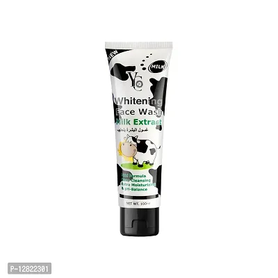 YC Whitening Milk Extract Deep Cleansing Moisturizing Face Wash - 100ml-thumb0