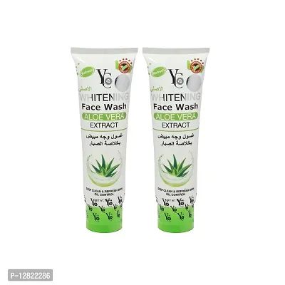 YC Whitening Aloe Vera Extract Face Wash - 100ml (Pack Of 2)