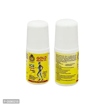 ICE Roll On Cooling Gel Gold Medal Oil (50ml)-thumb0