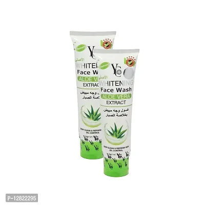 YC Whitening Aloe Vera Face Wash - Pack Of 2 (100ml)