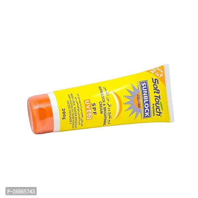SoftTouch Sunblock  Brightening SPF 60 Cream - (200g)