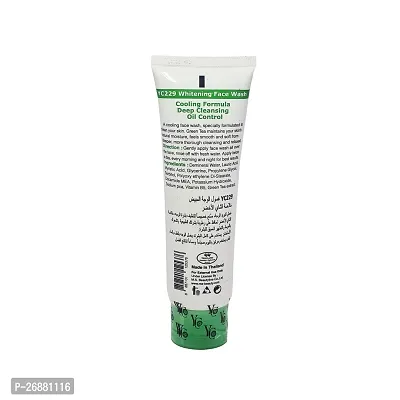 YC Whitening Green Tea Extract Face Wash - 100ml-thumb2