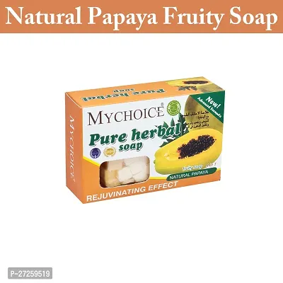 MyChoice Pure Herbal Papaya Fruity Soap - (100 gram)