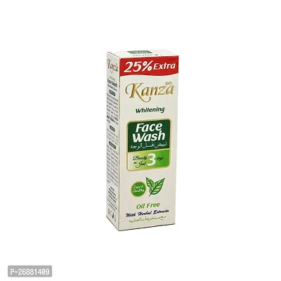 Kanza Whitening Oil Free With Herbal Extract Beauty Face Wash - 75ml