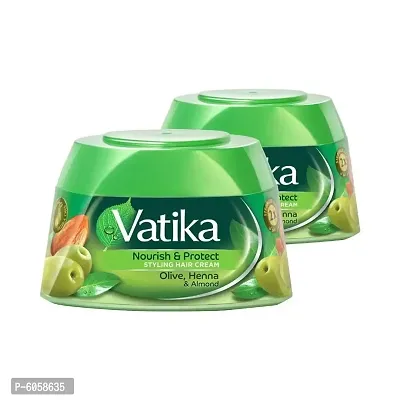 Dabur Vatika Hair Cream Regular 140ml x 2pcs