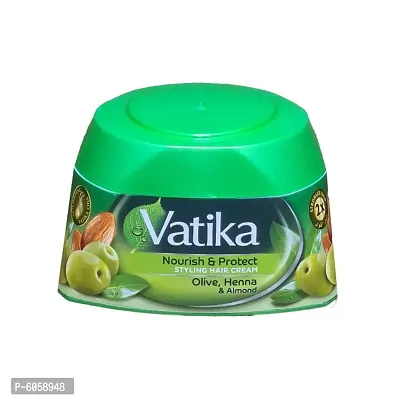 Dabur Vatika Naturals Nourish And Protect Styling Hair Cream 140 ml