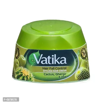 Dabur Vatika Hair Fall Control Cream - Olive Cactus 140ml-thumb0