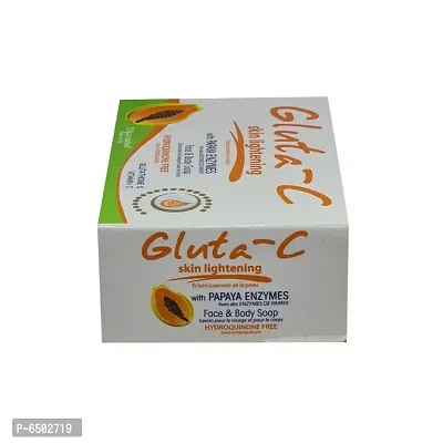 Gluta-C Intense Whitening With Papaya Exfoliants Herbal Soap - 135g-thumb0