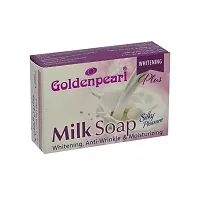 Golden Pearl Whitening Plus Milk Soap - 100g (Pack Of 3)-thumb1