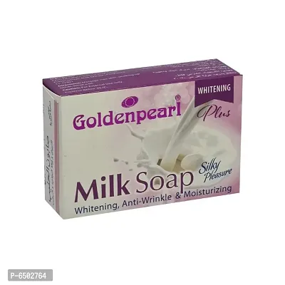 Golden Pearl Whitening Plus Milk Soap - 100g (Pack Of 3)-thumb2