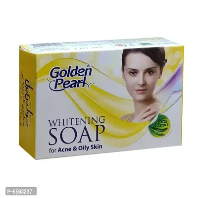 Golden Pearl Whitening Soap For Acne and Oil Skin 100gm-thumb0
