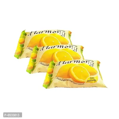 Harmony Lemon Soap (Pack Of 3 - 75g)-thumb0