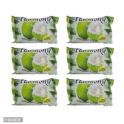 Harmony Coconut Soap 75g (Pack Of 6)-thumb0